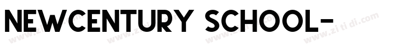 Newcentury School字体转换